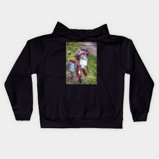 To A Rusty Bicycle Kids Hoodie